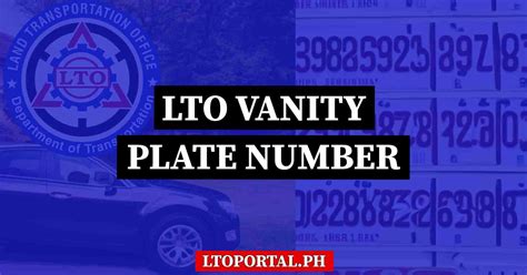 special plate number philippines|How to Get LTO Vanity License Plate (Personalized Plate Number).